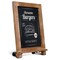HBCY Creations Hanging or Tabletop Chalkboard with Legs/Wedding Table Sign/Kitchen Countertop Memo Board